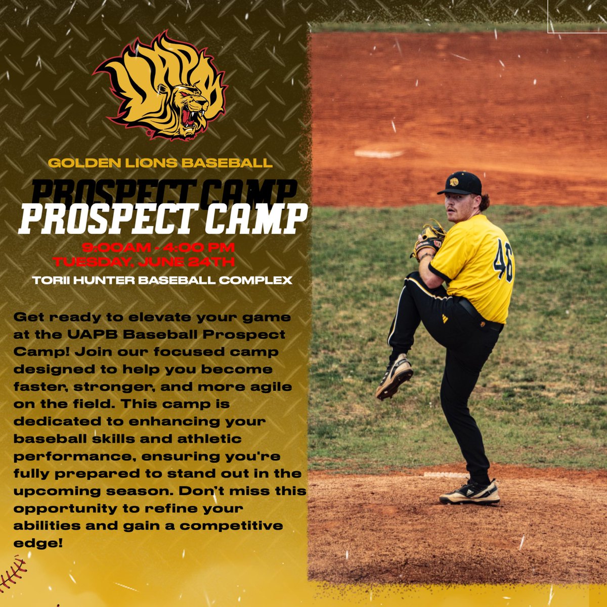 UAPBLionsBSB's tweet image. You still have time to lock in your spot at camp โ donโt miss out on the action! ๐
@LoganStout โพ๏ธ
Spots are filling fast, so register today โคต๏ธ
bit.ly/3CyhAaw