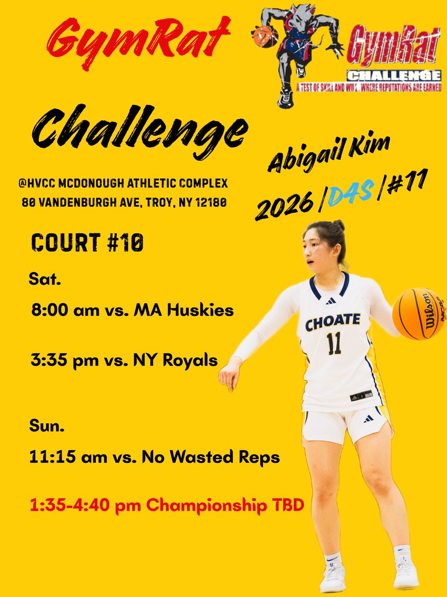 abb11basketball's tweet photo. Excited to compete at GymRats this weekend! 
@ChoateGVB @NEPSGBCA @JrAllStarBB @PGHNewEngland https://t.co/c7McCXQe99