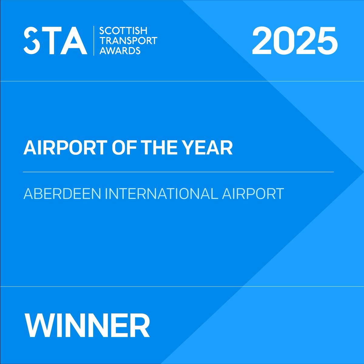 TransportTimes's tweet image. 🏆 Airport of the Year at the Scottish Transport Awards goes to Aberdeen International Airport ✈️

Recognised for its commitment to sustainability, innovation, passenger experience and community engagement — a standout year for the North East’s gateway to the world.
#STAs25