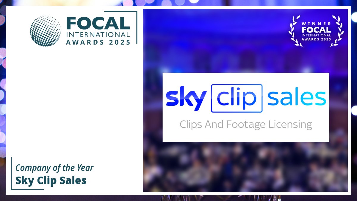 FOCALint's tweet image. Congratulations to the winner of the Company of the Year award!
🏆 Sky Clip Sales 🏆
#FOCALAwards2025