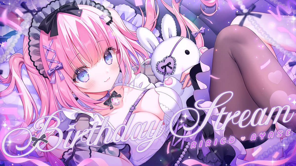 ⋱　𝘱𝘢𝘳𝘵𝘯𝘦𝘳 &amp; 𝘣𝘪𝘳𝘵𝘩𝘥𝘢𝘺 𝘴𝘵𝘳𝘦𝘢𝘮 🎂　⋰
⠀ ⠀ 𝟨・𝟤𝟧　11:𝟢𝟢 pdt / 𝟢𝟥:𝟢𝟢 jst

誕生日とTwitchパートナー達成のお祝い🎉
celebrate my bday　&amp;　me reaching twitch partner .ᐟ

パートナー・誕生日お祝いメッセージ
partner・bday msg　💌⤵