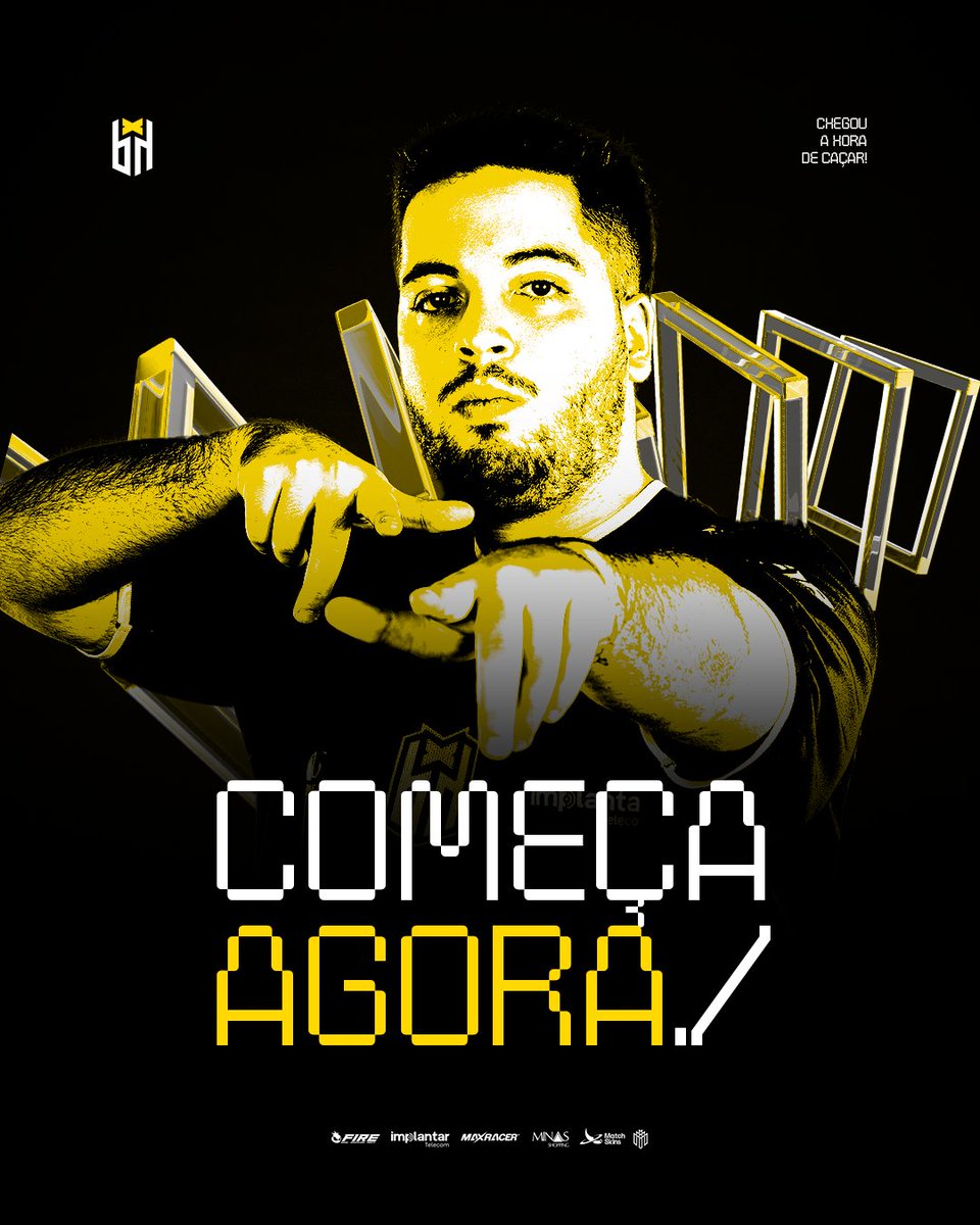 TODOS PRONTOS? VAI COMEÇAR A CAÇADA!  🔥

⏰  AGORA! 🇧🇷🇦🇷🇺🇾
🆚  2GAME 
🔗  twitch.tv/locomass22 

PARE TUDO E VENHA TORCER PELA SUA BH, MANCHA AMARELA!  👊🏻

🇦🇷🇺🇾
¿¡TODOS LISTOS!? ¡EMPIEZA LA CACERÍA! 🔥
¡DETÉN TODO Y VEN A APOYAR A TU BH, MANCHA AMARILLA! 

#DIADECAÇADA 🖤💛