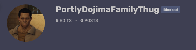 BloneReal's tweet photo. big fan of the PortlyDojimaFamilyThug on the yakuza wiki who only created the Portly Dojima Family Thug page and nothing else https://t.co/z1OKARdCTk
