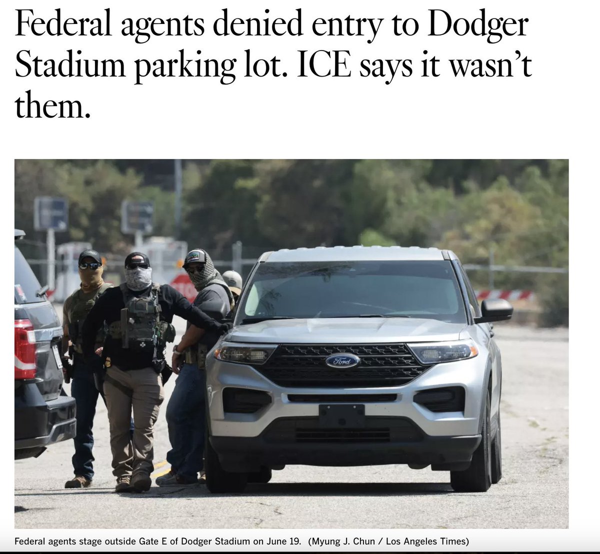 <a href="/DHSgov/">Homeland Security</a> Yeah, OK. Y’all should make up your mind. which one was it?

Stop lying. We’re not as stupid as you are.