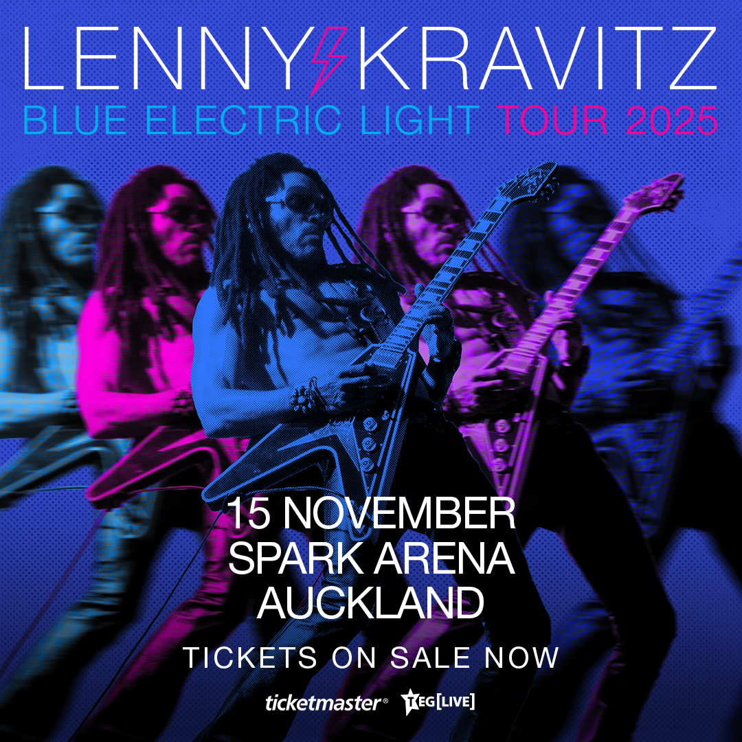 Ticketmaster NZ (@ticketmaster_nz) on Twitter photo ON SALE NOW โก Tickets to <a href="/LennyKravitz/">Lenny Kravitz</a> Blue Electric Light Tour 2025 are on sale now! Don't miss this true icon at the peak of his powers.
๐
Sat 15 Nov, 2025
๐ Spark Arena, Auckland
๐๏ธ tktmstr.co/LennyKravitz ON SALE NOW โก Tickets to <a href="/LennyKravitz/">Lenny Kravitz</a> Blue Electric Light Tour 2025 are on sale now! Don't miss this true icon at the peak of his powers.
๐
Sat 15 Nov, 2025
๐ Spark Arena, Auckland
๐๏ธ tktmstr.co/LennyKravitz