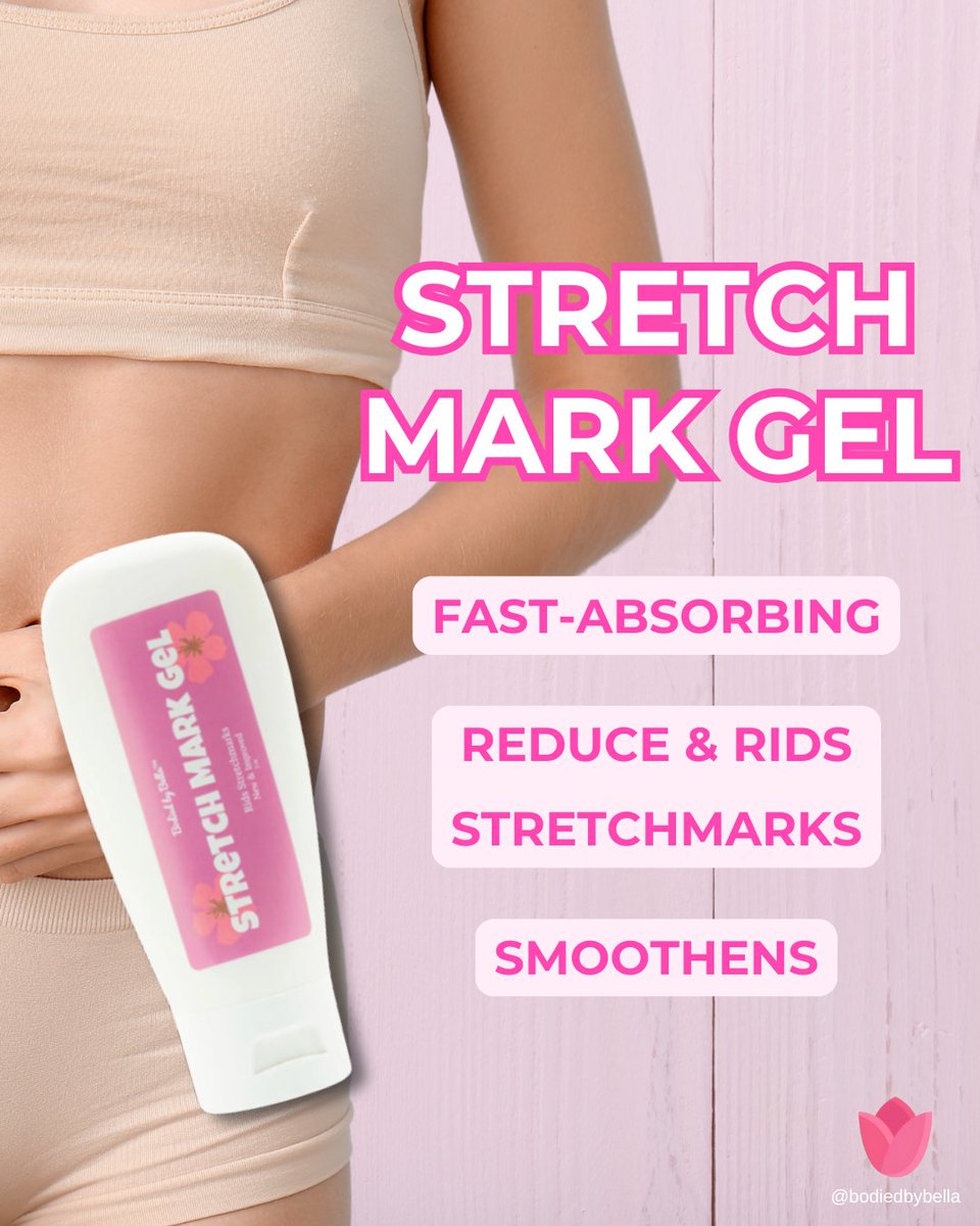 BodiedbyBella's tweet photo. Let your marks fade with Bodied by Bella’s Stretchmark Gel ✨ This gel is safe for pregnant ladies and easy to use for everyone 💞 ⁠
⁠
#bodyconfidence #natural #bodiedbybella https://t.co/bf6tgs3dQs
