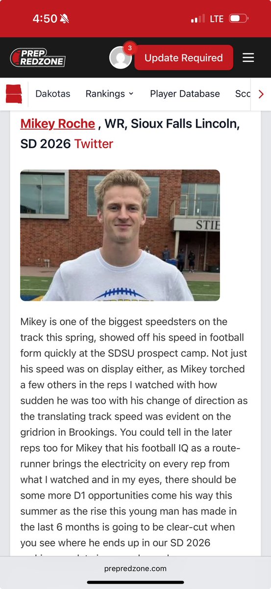 Mikey Roche (@mikeyroche_2) on Twitter photo Thanks again for a great camp <a href="/GoJacksFB/">SDSU Football</a>! <a href="/CoachDtjackson/">Dan Jackson</a> <a href="/ldbengtson/">Luke Bengtson</a> Thanks for the write up <a href="/NWahlScouting/">Nate Wahl</a>. Thanks again for a great camp <a href="/GoJacksFB/">SDSU Football</a>! <a href="/CoachDtjackson/">Dan Jackson</a> <a href="/ldbengtson/">Luke Bengtson</a> Thanks for the write up <a href="/NWahlScouting/">Nate Wahl</a>.