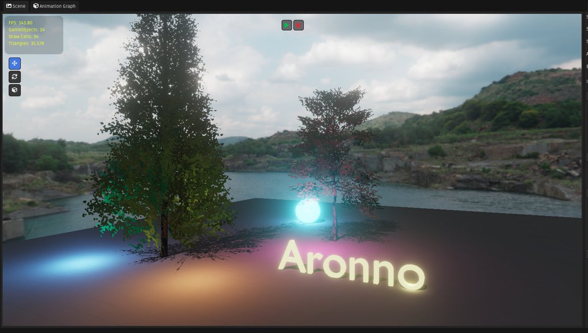 stringvariable's tweet image. Multiple light sources #AronnoEngine
