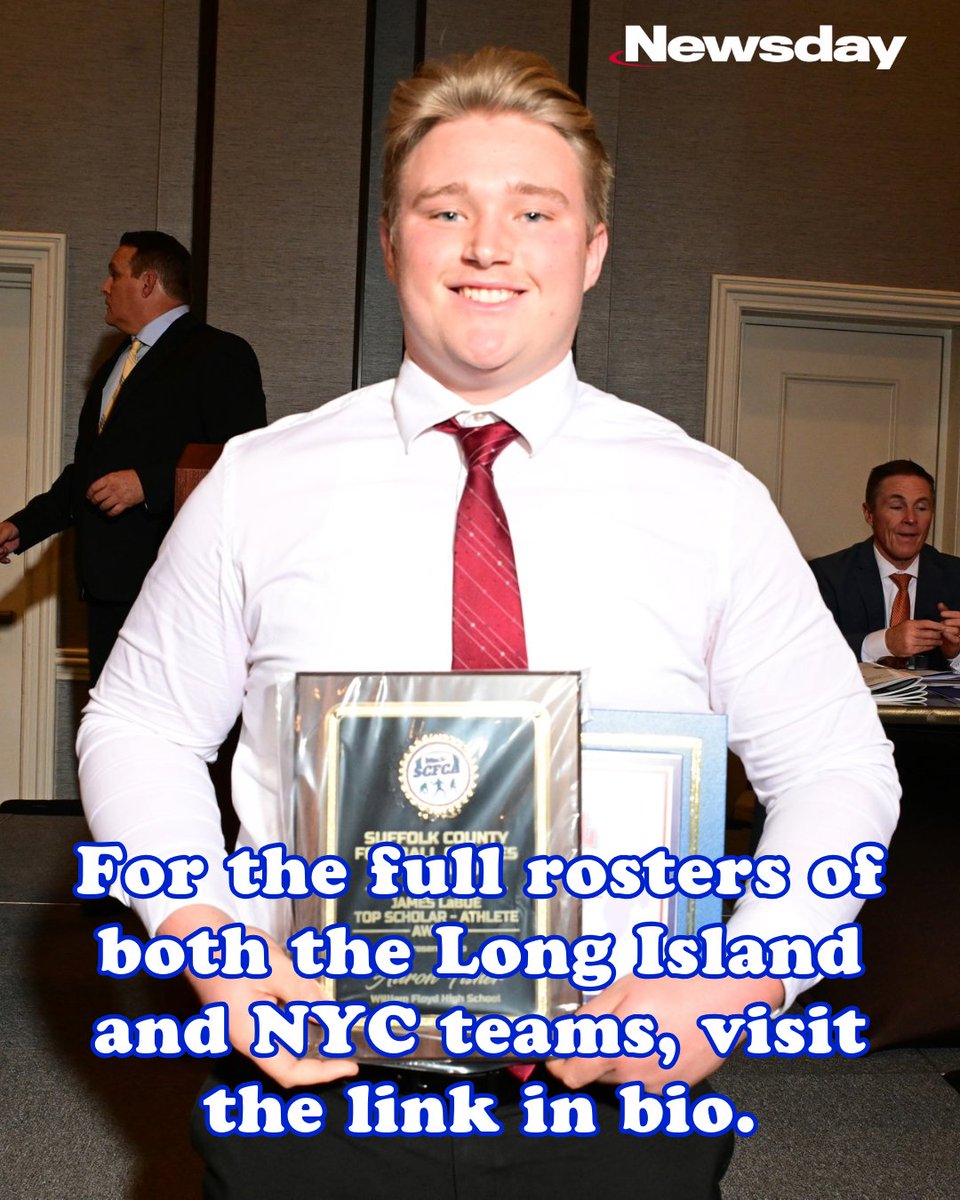 The top high school football players from Long Island and New York City are going head-to-head this weekend.

See the full rosters here: nwsd.li/dad38b

(Photo Credit: George A. Faella, James Escher, David Meisenholder, Elizabeth Sagarin)