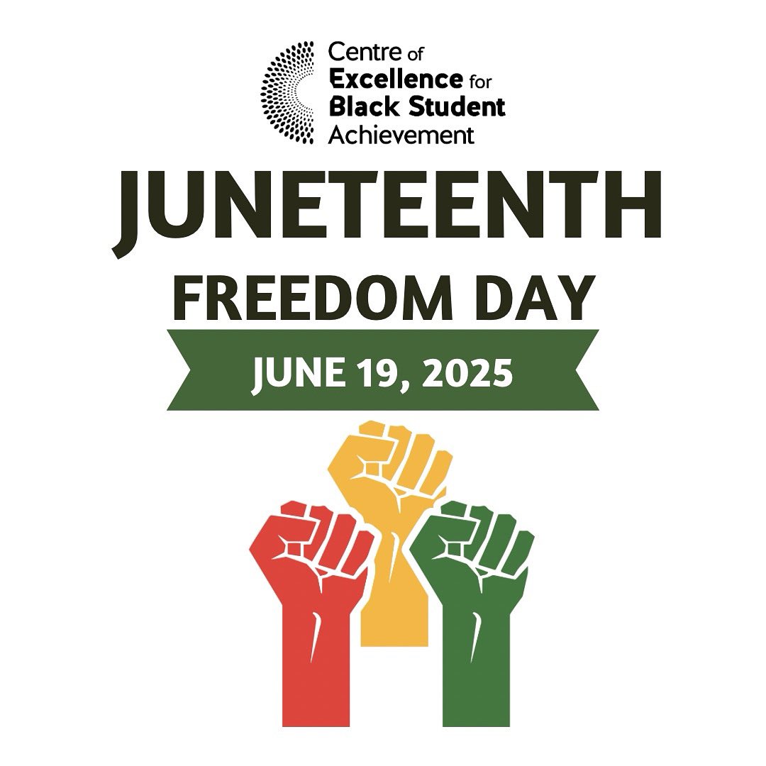 Happy Juneteenth! June 19, 1865 represents the end of slavery in the United States. It marks the day enslaved people in Texas were informed of their freedom.

Join us as we celebrate liberation, strength, resilience and Black futures.

#Juneteenth #FreedomDay