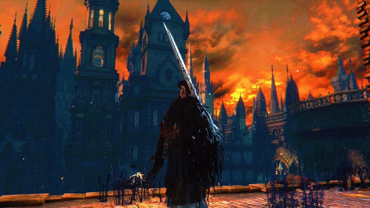 astralclocktowr's tweet image. i love you yharnam. i love you immensely.