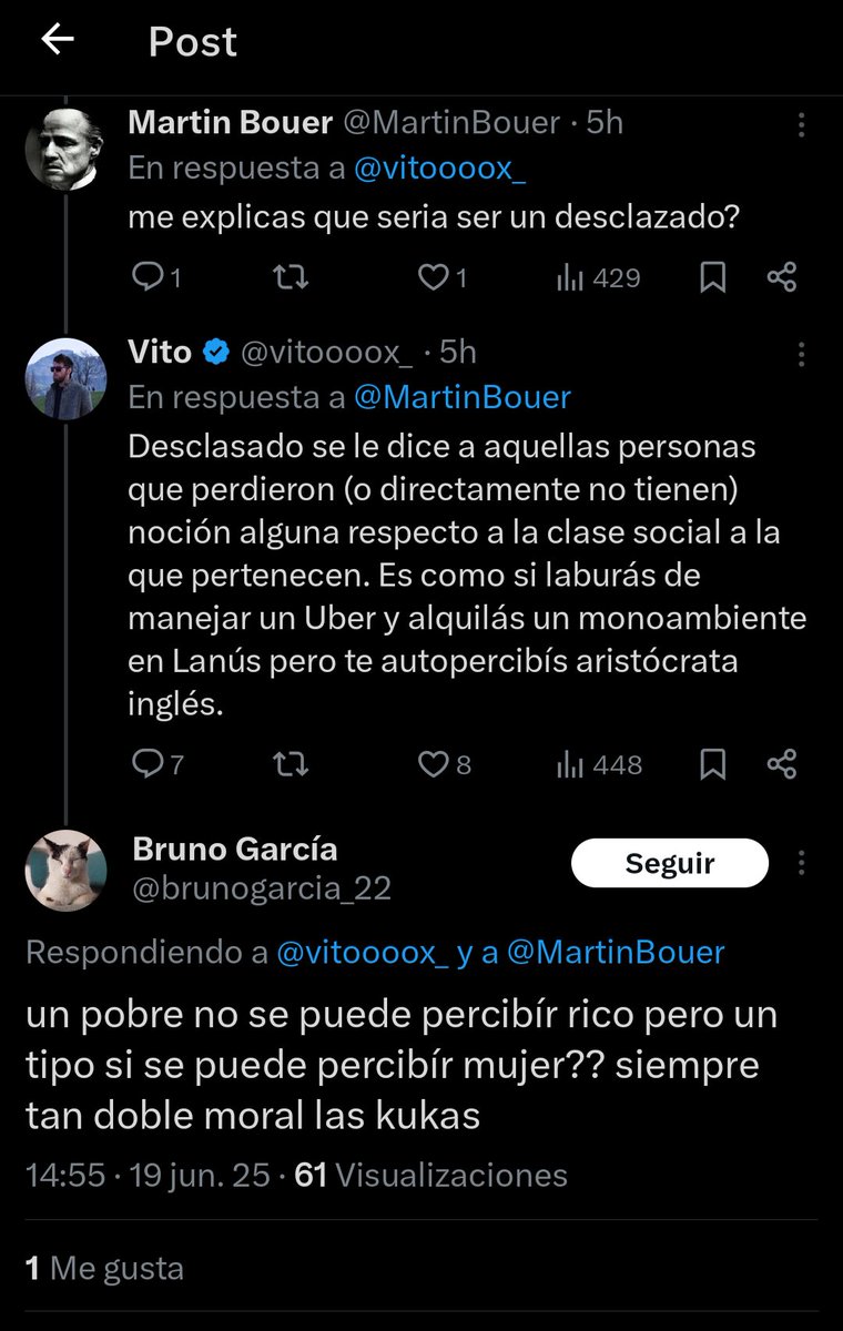 Por favor las respuestas que me mandaron a este tuit son droga.