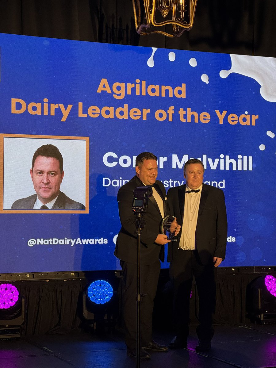 Louise Crowley (@crowleylouise) on Twitter photo I’m delighted to see Conor Mulvilhill, fellow local Meanus native, receiving the <a href="/NatDairyAwards/">National Dairy Awards</a> Dairy Leader of the Year award. 👏🏻
Well done <a href="/conormulv/">Conor Mulvihill 🐄</a> 🐄 I’m delighted to see Conor Mulvilhill, fellow local Meanus native, receiving the <a href="/NatDairyAwards/">National Dairy Awards</a> Dairy Leader of the Year award. 👏🏻
Well done <a href="/conormulv/">Conor Mulvihill 🐄</a> 🐄