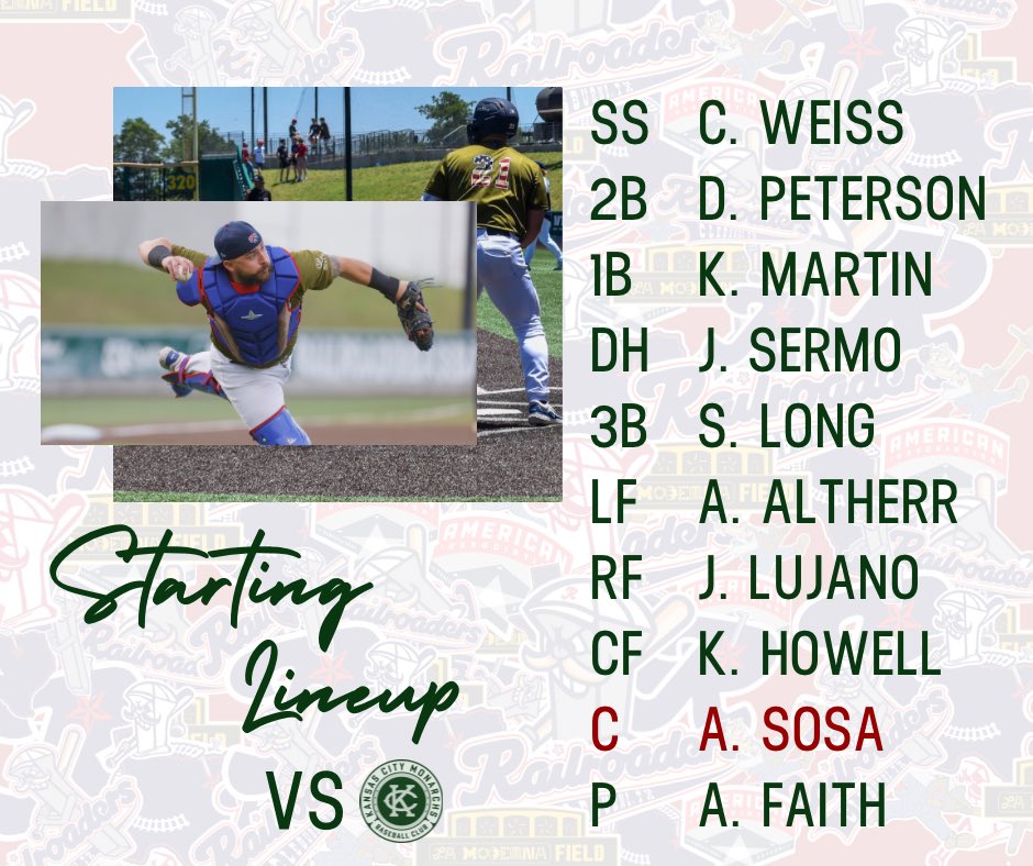 Baseball, beers, and bites! ⚾️🍺🥨

7:06pm (Gates Open 6pm)
🏟️ La Moderna Field
🆚 Kansas City Monarchs
🎟️ railroaderbaseball.com
📺 bit.ly/442TDTK

#AllAboard | #railroaderbaseball