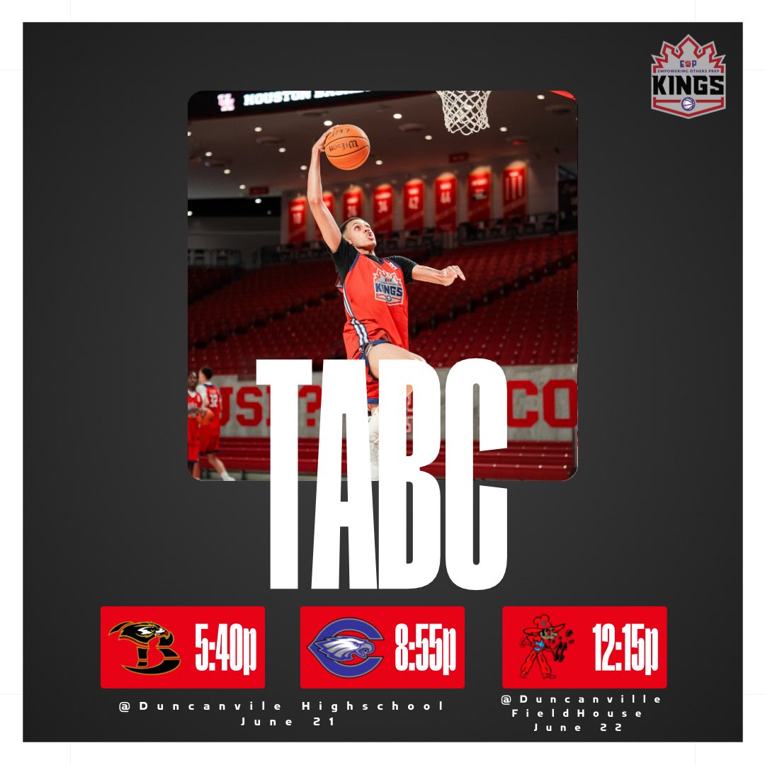 Steven W. Smith, Jr. (@bigsteveenergy) on Twitter photo ๐จTABC schedule below... ๐จ
<a href="/bigsloan32/">Marcus Sloan</a>
<a href="/EOPHoops/">Empowering Others Prep Kings</a>
<a href="/GDayHoopScout/">๐
ถ๐
ด๐
พ๐
ต๐
ต๐๐
ด๐ ๐
ณ๐
ฐ๐ ๐๐.</a>
<a href="/CThaProphet24/">Alex Y</a>
<a href="/djones8301/">Doug Jones</a>
<a href="/GHAHoops/">Greater Houston Area H๐๐ps</a> <a href="/BallSoHardSS/">Ball So Hard</a>
<a href="/CoachAntWillis/">Coach Anthony Willis</a>
<a href="/CoachOz_/">Oz Davis</a>
<a href="/TXHSBB/">Texas High School Basketball</a>
<a href="/RobCInTheGym/">Robert Carroll</a>
<a href="/therealbrode15/">Brode Hopkins</a>
<a href="/RiseCircuit/">UA Rise Circuit</a> <a href="/smcHoops_/">Small College Hoops</a>
<a href="/NextUpProspect/">NextUpProspects</a> <a href="/BeSomeoneElite/">Be Someone Elite UA Rise</a>
Add another post ๐จTABC schedule below... ๐จ
<a href="/bigsloan32/">Marcus Sloan</a>
<a href="/EOPHoops/">Empowering Others Prep Kings</a>
<a href="/GDayHoopScout/">๐
ถ๐
ด๐
พ๐
ต๐
ต๐๐
ด๐ ๐
ณ๐
ฐ๐ ๐๐.</a>
<a href="/CThaProphet24/">Alex Y</a>
<a href="/djones8301/">Doug Jones</a>
<a href="/GHAHoops/">Greater Houston Area H๐๐ps</a> <a href="/BallSoHardSS/">Ball So Hard</a>
<a href="/CoachAntWillis/">Coach Anthony Willis</a>
<a href="/CoachOz_/">Oz Davis</a>
<a href="/TXHSBB/">Texas High School Basketball</a>
<a href="/RobCInTheGym/">Robert Carroll</a>
<a href="/therealbrode15/">Brode Hopkins</a>
<a href="/RiseCircuit/">UA Rise Circuit</a> <a href="/smcHoops_/">Small College Hoops</a>
<a href="/NextUpProspect/">NextUpProspects</a> <a href="/BeSomeoneElite/">Be Someone Elite UA Rise</a>
Add another post