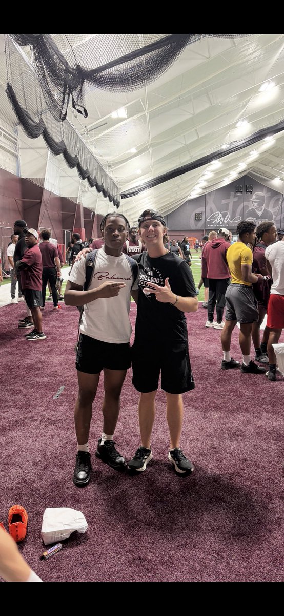 Jeramiah โ๐๐จ๐ฅ๐ฅ๐ฒ๐ฐ๐จ๐จ๐โ Miller โ (@jeramiahmiller_) on Twitter photo Had an amazing day at mississippi state elite camp! <a href="/AnthonyJTucker/">Anthony Tucker</a> <a href="/Coach_Duby/">Benton Duby</a> <a href="/RGibsonMSU/">Rod Gibson</a> <a href="/CoachUno1/">Courtney Williams</a> <a href="/MacCorleone74/">Rion (Ree-un) Young</a> <a href="/D_Mitchell91/">Dillon Mitchell</a> <a href="/HailStateFB/">Mississippi State Football</a> Had an amazing day at mississippi state elite camp! <a href="/AnthonyJTucker/">Anthony Tucker</a> <a href="/Coach_Duby/">Benton Duby</a> <a href="/RGibsonMSU/">Rod Gibson</a> <a href="/CoachUno1/">Courtney Williams</a> <a href="/MacCorleone74/">Rion (Ree-un) Young</a> <a href="/D_Mitchell91/">Dillon Mitchell</a> <a href="/HailStateFB/">Mississippi State Football</a>