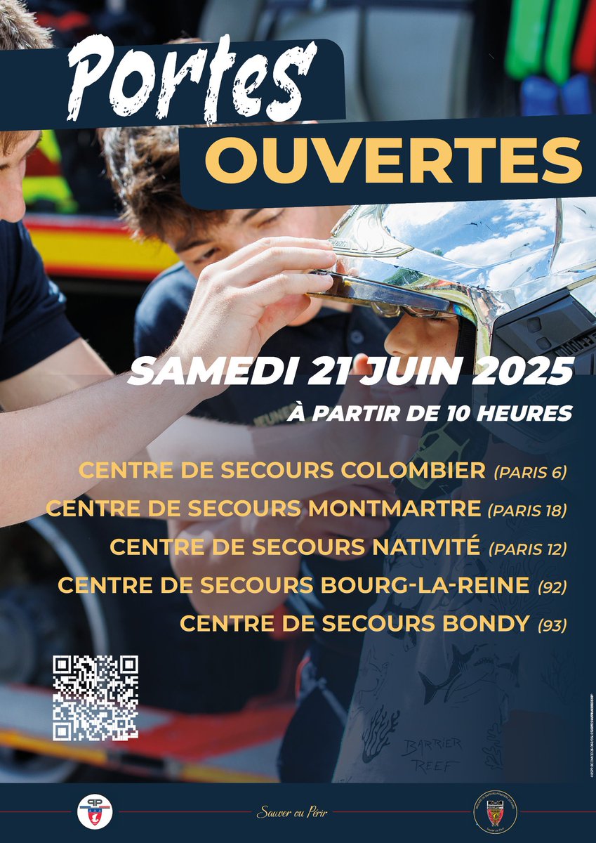 [#JournéesPortesOuvertes]📅

Colombier, Montmartre et bien d'autres : nos casernes vous ouvrent leurs portes ce week-end !

Retrouvez les adresses des CS participant aux JPO de demain sur notre site👇

On vous attend nombreux dès 10h 😉

terre.defense.gouv.fr/pompiers-paris…