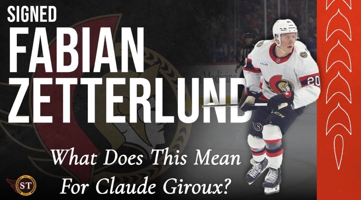 Ottawa Senators SIGN Fabian Zetterlund To THREE-YEAR DEAL!

Today, I discuss why this has the potential to be an unbelievable bargain, analyze what this might mean for the #Sens top six next year, take a look at Quadzilla's career thus far, and MORE!

📺: youtu.be/HXEc7_2XeTU