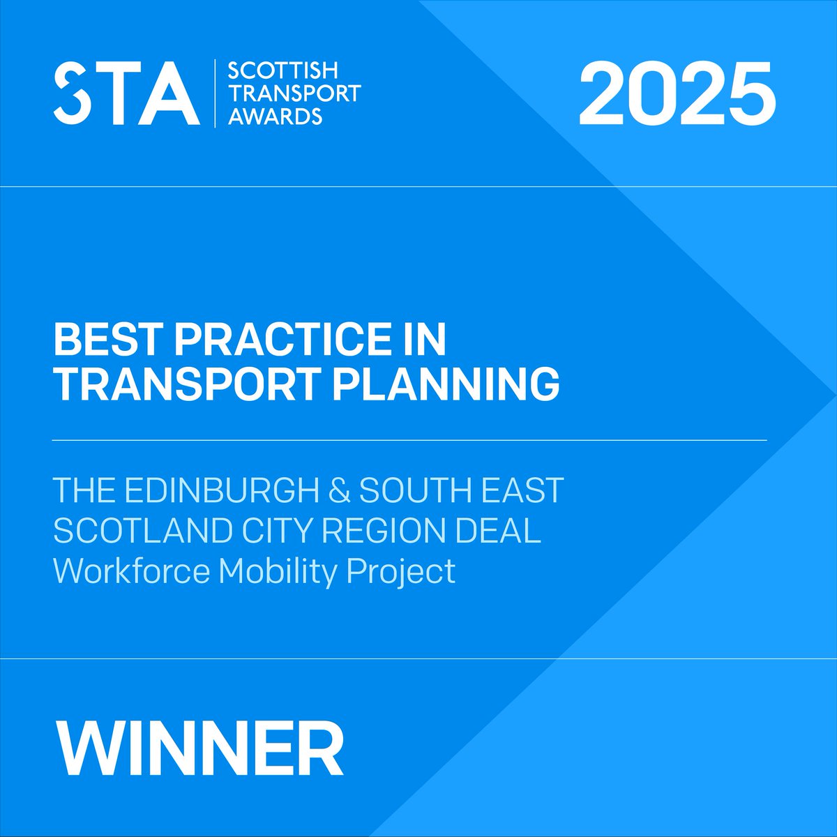 TransportTimes's tweet image. The Best Practice in Transport Planning award at the STAs25 goes to the Edinburgh &amp;amp; South East Scotland City Region Deal for their Workforce Mobility Project, with @SustransScot, @UniversityLeeds and partners Highly Commended for their Network Planning Tool.