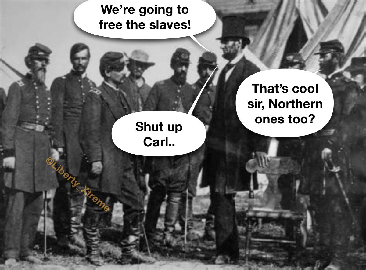 Liberty_Xtreme's tweet image. Dear Yankees.
This Juneteenth you should go actually read the Emancipation Proclamation and notice that it only freed the Southern Slaves, not the Northern ones.
The gates to the Underground Railroad were the Quaker communities in the Carolinas, and Appalachia was the rails in…