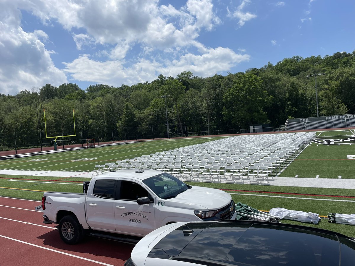 Mr. Joseph DeGennaro (@yhsdegennaro) on Twitter photo Transforming Charlie Murphy Field today to prepare for graduation Saturday. ๐ฝ๐ <a href="/YHSClassof2025/">YHS Class of 2025</a> <a href="/VGarretteYHS/">Victoria Garrette</a> <a href="/CCriscioneYHS/">Cristina Criscione-McCombs</a> <a href="/GOLLISZJOHN/">JOHN GOLLISZ</a> <a href="/YHSPTSA/">YHS PTSA</a> Transforming Charlie Murphy Field today to prepare for graduation Saturday. ๐ฝ๐ <a href="/YHSClassof2025/">YHS Class of 2025</a> <a href="/VGarretteYHS/">Victoria Garrette</a> <a href="/CCriscioneYHS/">Cristina Criscione-McCombs</a> <a href="/GOLLISZJOHN/">JOHN GOLLISZ</a> <a href="/YHSPTSA/">YHS PTSA</a>