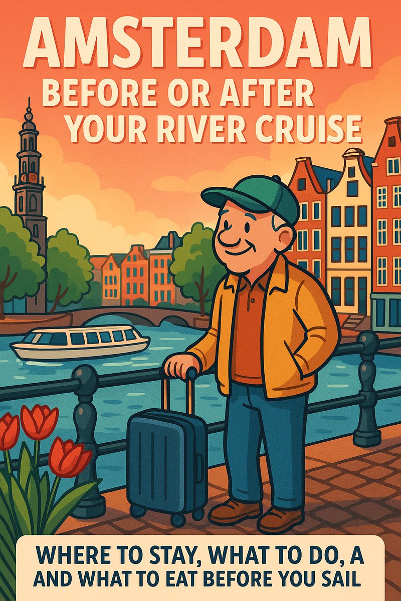 Grandpa__Bo's tweet image. Got a river cruise starting or ending in Amsterdam? Don’t waste your layover — use it like a pro.
Where to stay, what to eat, and the easiest way to get around:

grandpabo.com/ams-river-crui…

#AmsterdamTravel #RiverCruise #TravelOver50 #GrandpaBo