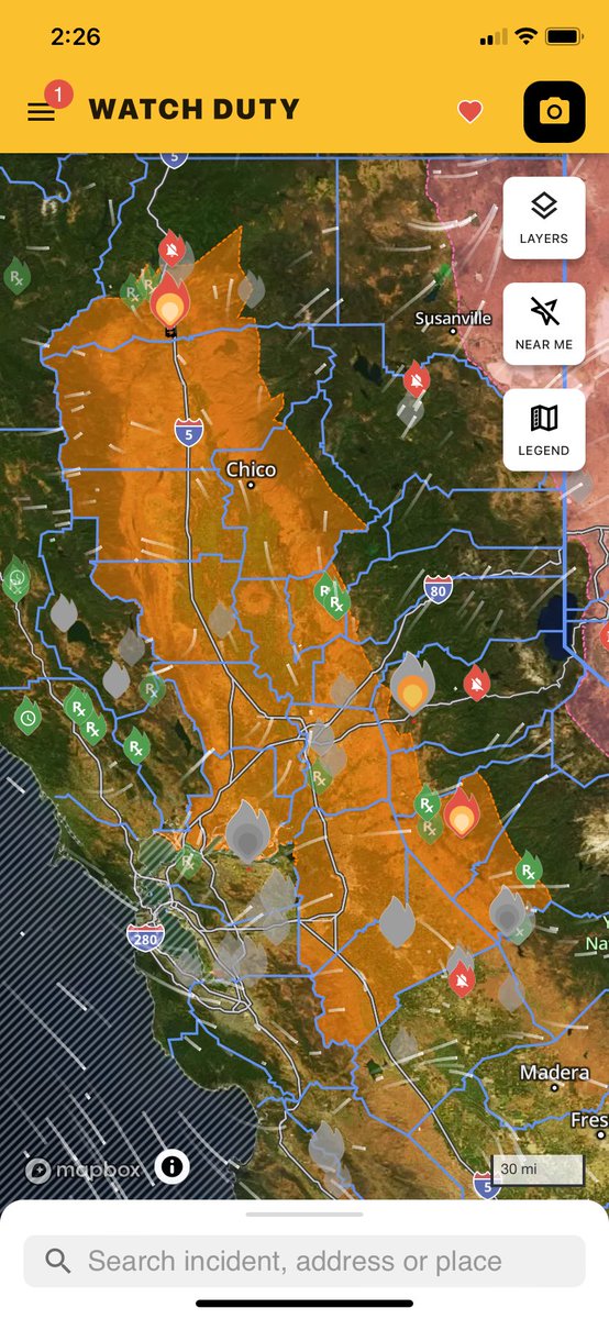 Kent Porter (@kentphotos) on Twitter photo Yet another fire weather watch for the Sacramento Valley this coming weekend. I really don’t need to tell you why, just step out the door and wind slaps you in the face. Expect to go red flag in the next day. <a href="/watchdutyapp/">Watch Duty</a> Yet another fire weather watch for the Sacramento Valley this coming weekend. I really don’t need to tell you why, just step out the door and wind slaps you in the face. Expect to go red flag in the next day. <a href="/watchdutyapp/">Watch Duty</a>