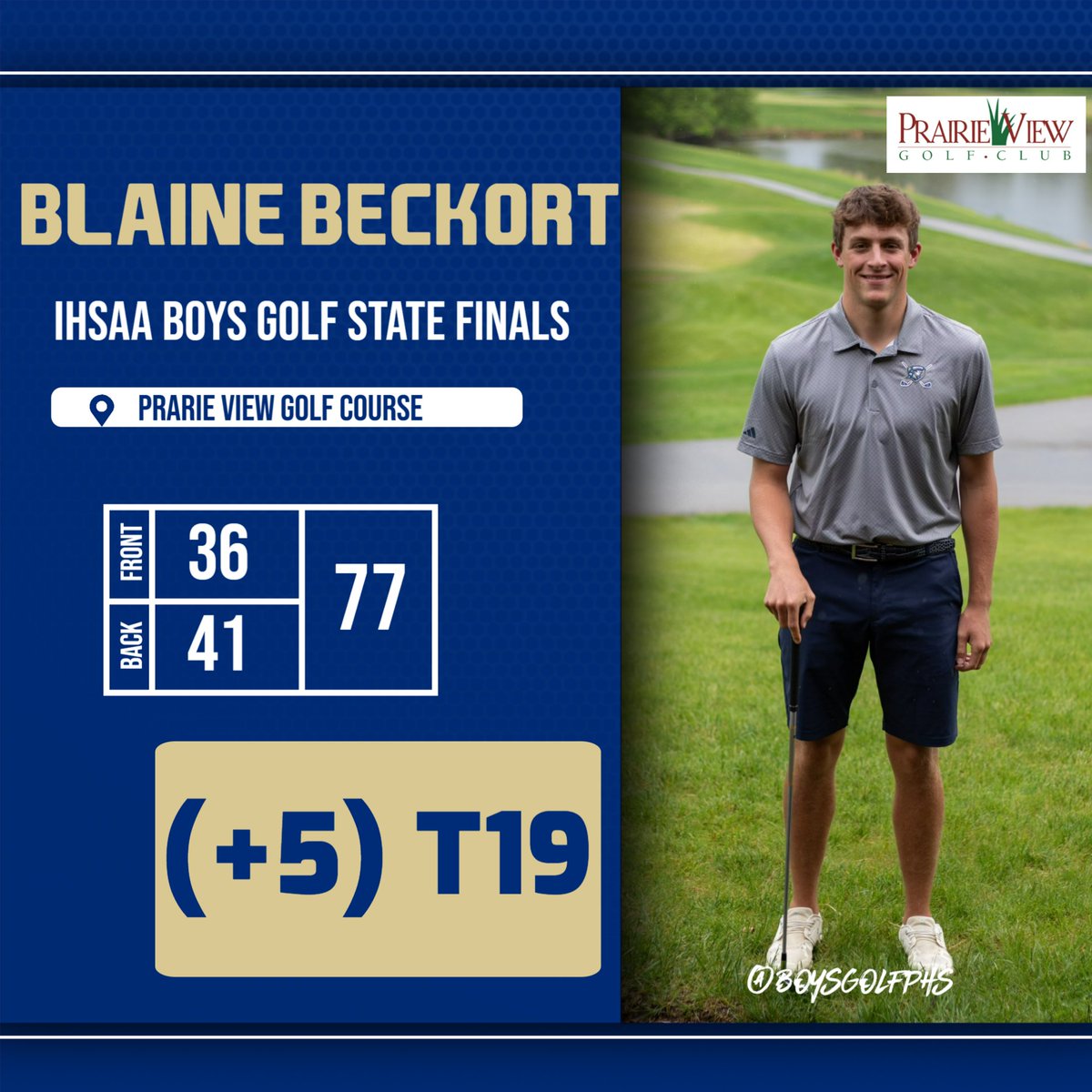 Proud of our guy and his efforts over the 4 years he represented the Providence Golf Program!  3-time qualifier at the IHSAA State Finals and 3-time All-State! One of the most decorated golfers in the history of Providence Boys Golf.

Congratulations Blaine!!