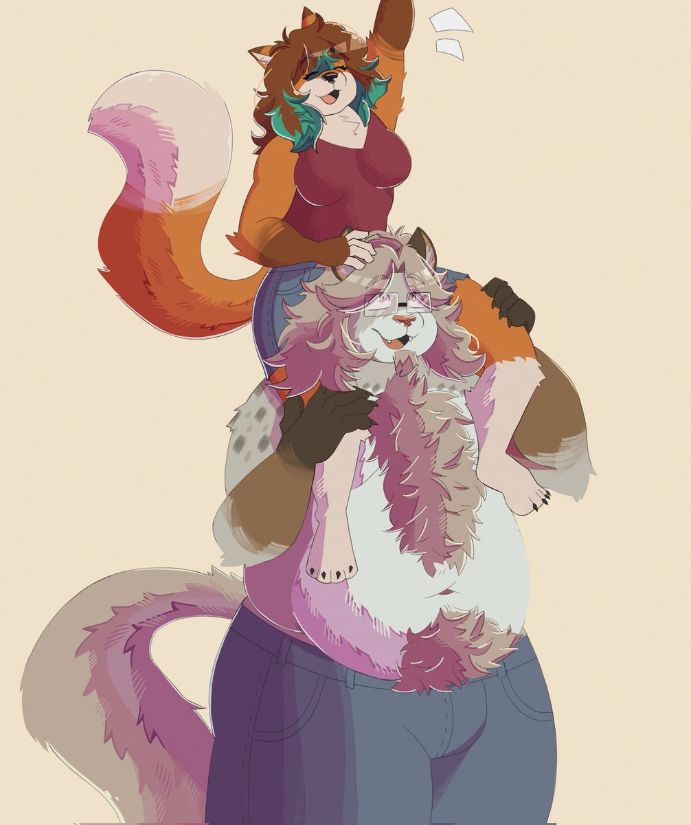 Michelle, but Spicy (@spicy_mich) on Twitter photo One perk of being taller than your girlfriend is being able to give her shoulder rides! Juniper sure seems to love them!
Art by <a href="/winchesterlud/">Ludwig • comms closed</a> , go check 'em out! One perk of being taller than your girlfriend is being able to give her shoulder rides! Juniper sure seems to love them!
Art by <a href="/winchesterlud/">Ludwig • comms closed</a> , go check 'em out!