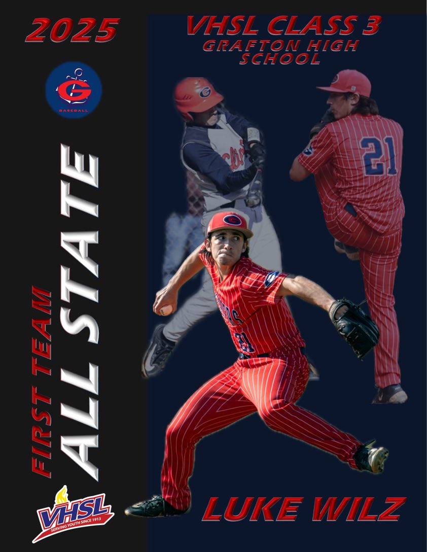 Luke Wilz (@lukewilz_bsbll) on Twitter photo Grateful to wrap up my HS Career with All State First Team honors! Thank you <a href="/robbie_hiser/">Robbie Hiser</a> <a href="/GraftonBSB/">Grafton Baseball</a> <a href="/GHSAD/">Grafton Athletics</a> and all my teammates!
<a href="/PrepBaseballVA/">Prep Baseball Virginia/DC</a>
<a href="/VarsityVirgini1/">Virginia Varsity Baseball</a>
<a href="/757teamz/">757Teamz</a>
<a href="/JJonesPBVADC/">Jordan Jones</a>
<a href="/VTClubBaseball/">Virginia Tech Club Baseball 🦃</a>
<a href="/757_Baseball1/">757Baseball</a> Grateful to wrap up my HS Career with All State First Team honors! Thank you <a href="/robbie_hiser/">Robbie Hiser</a> <a href="/GraftonBSB/">Grafton Baseball</a> <a href="/GHSAD/">Grafton Athletics</a> and all my teammates!
<a href="/PrepBaseballVA/">Prep Baseball Virginia/DC</a>
<a href="/VarsityVirgini1/">Virginia Varsity Baseball</a>
<a href="/757teamz/">757Teamz</a>
<a href="/JJonesPBVADC/">Jordan Jones</a>
<a href="/VTClubBaseball/">Virginia Tech Club Baseball 🦃</a>
<a href="/757_Baseball1/">757Baseball</a>
