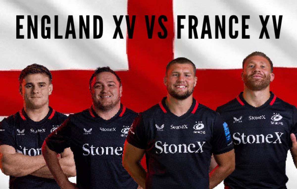 #RugbySaracens (@rugbysaracens) on Twitter photo 💫 Saracens x England XV 🌹
Theo Dan, co-captain <a href="/J_George2/">Jamie George</a>, <a href="/tomwillis12/">Tom Willis</a> & <a href="/NickIsiekwe/">Nick Isiekwe</a> all feature in Saturday’s non-cap clash v France XV at <a href="/allianz_stad/">Allianz Stadium</a> Twickenham!
📺 Watch on <a href="/RugbyPassTV/">RugbyPassTV</a> | KO 16:15
Back the boys! 💪
#SarriesFamily ⚫🔴 | #EnglandRugby 💫 Saracens x England XV 🌹
Theo Dan, co-captain <a href="/J_George2/">Jamie George</a>, <a href="/tomwillis12/">Tom Willis</a> & <a href="/NickIsiekwe/">Nick Isiekwe</a> all feature in Saturday’s non-cap clash v France XV at <a href="/allianz_stad/">Allianz Stadium</a> Twickenham!
📺 Watch on <a href="/RugbyPassTV/">RugbyPassTV</a> | KO 16:15
Back the boys! 💪
#SarriesFamily ⚫🔴 | #EnglandRugby