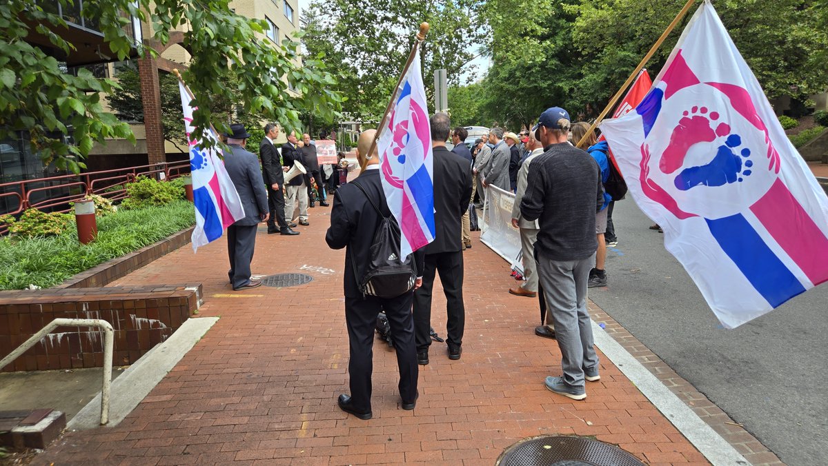 ProLifeFlag's tweet photo. The Pro-Life Flag at a rally in Washington D.C.! Where else have you seen the #prolifeflag?
https://t.co/mRoH8G3eQE https://t.co/kKo1QUo7MO