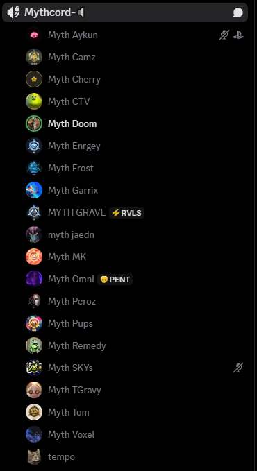 Myth is/has been officially the best gang in the world 💛🖤