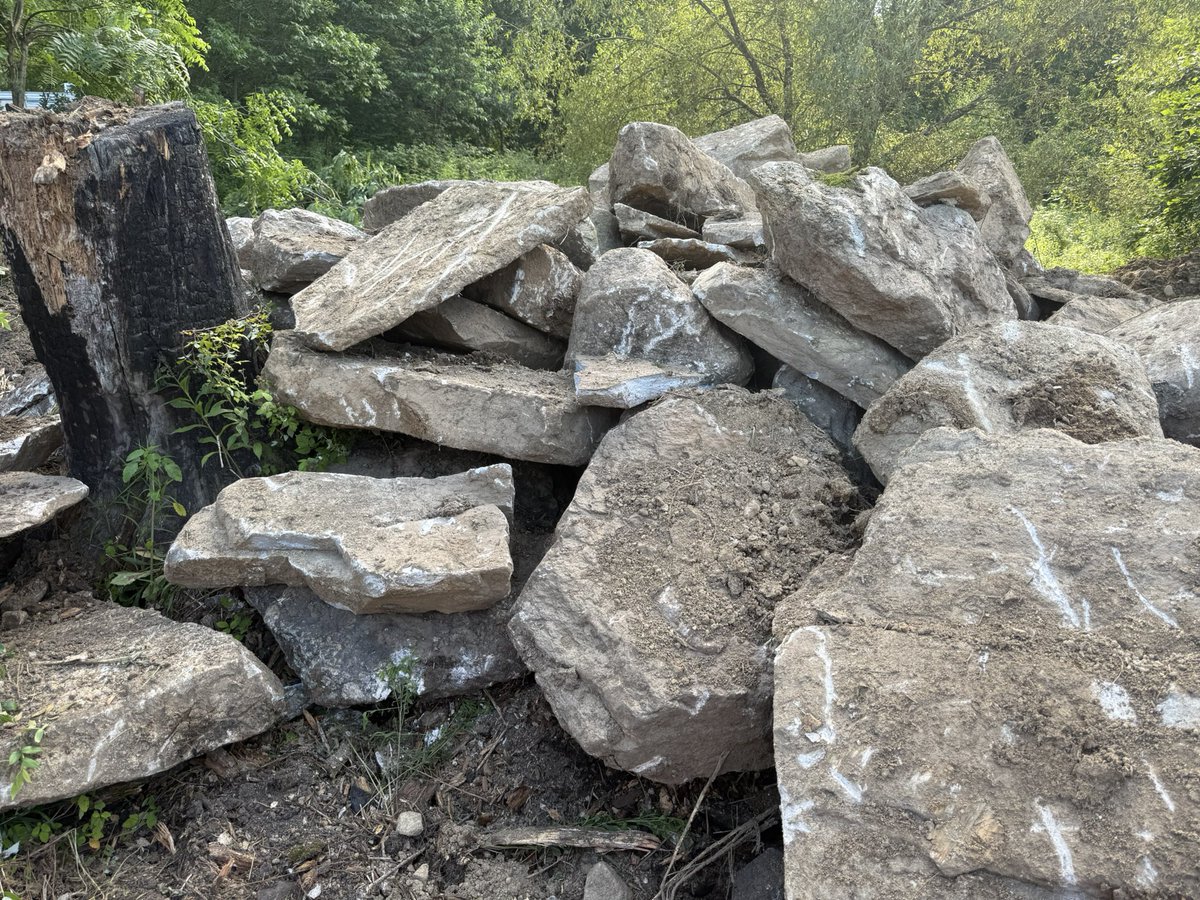 Today was hot, and rocky! Yo Adrian! Come get your rocks. I know my posts are tiresome.