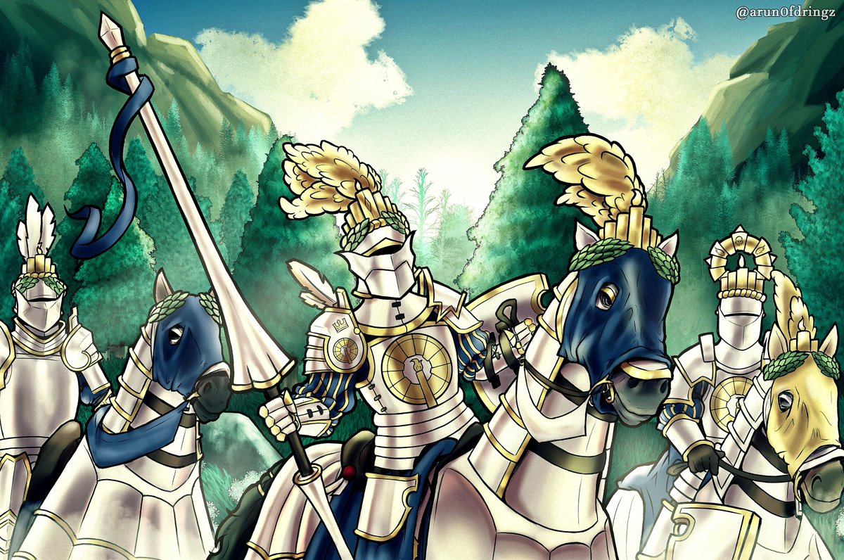 Knights of the Everlasting Light, Templars of Verena. Warhammer Fantasy fan art/commission piece done by Arun0fdringz, aka Rider of Rohan <a href="/arun0fdringz/">Rider of Rohan (Commissions Open)</a>.