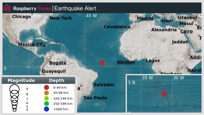 raspishakEQ's tweet photo. Preliminary M5.0 #Earthquake
ID: #rs2025lzyezo
1003km from #Touros, #CentralMid-AtlanticRidge
2025-06-19 22:21 UTC
Source: #GFZ
@raspishake
Join the largest #CitizenScience EQ community ➡ https://t.co/Y5O0dgJqJF
EVENT ➡ https://t.co/WET4aWToQ7 https://t.co/UgjHruXAVF
