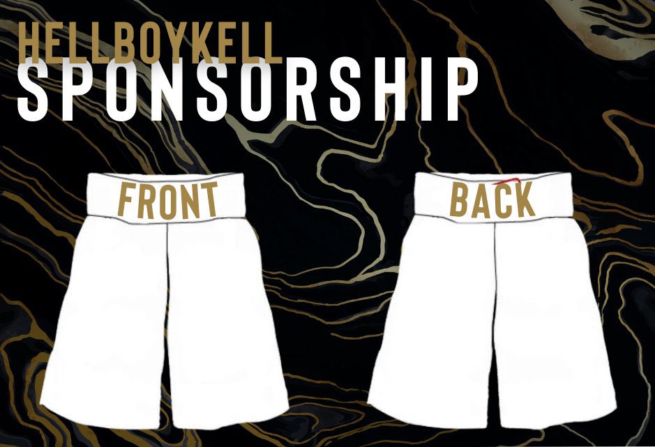 HELLBOYKELL (@hellboykellx) on Twitter photo looking for sponsors for my next two fights coming up
your brand logo will be promoted in all content/fight week and placed on my fight gear
lmkk🙏🏾💯
<a href="/RoyalTpromos/">Royalty Promotions</a> <a href="/TeamSword7/">Sword 7</a> <a href="/GetBackBoxing/">Get Back Boxing</a> looking for sponsors for my next two fights coming up
your brand logo will be promoted in all content/fight week and placed on my fight gear
lmkk🙏🏾💯
<a href="/RoyalTpromos/">Royalty Promotions</a> <a href="/TeamSword7/">Sword 7</a> <a href="/GetBackBoxing/">Get Back Boxing</a>
