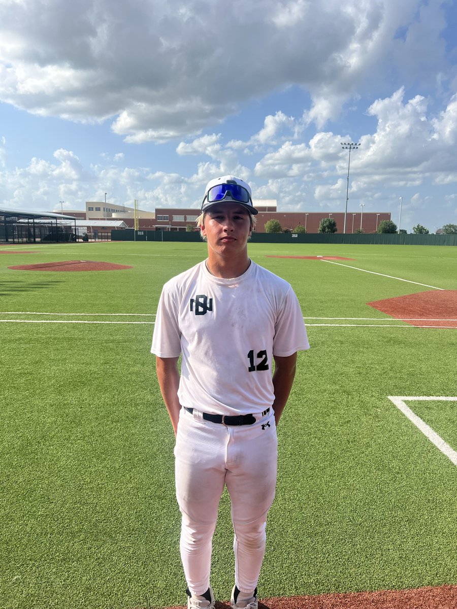 #DFWShowdown F: <a href="/NorthDallasBB/">North Dallas Baseball Academy</a> Silverthorn 4, North Texas Longhorns Beck 3
PoG: Padun Seaberry 2-3, 2 RBI, BB (walk-off)
Pitcher: <a href="/HeathMohon2028/">Heath Mohon</a> 5 IP, 4K, H, 0 ER