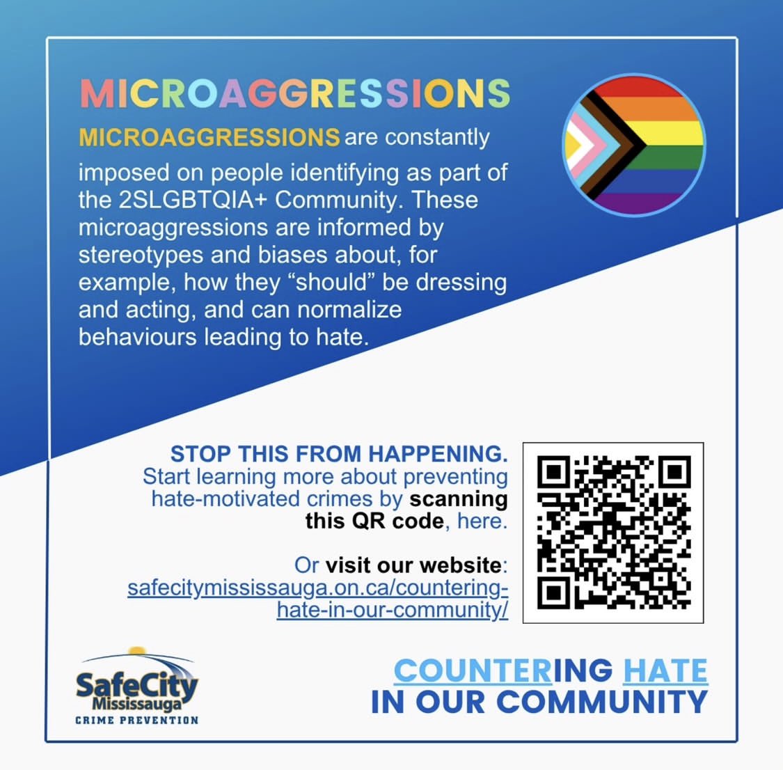 Hate impacts everybody--no matter who you are. Be part of the solution by taking the Countering Hate in Our Community Training to learn about hate crimes, hate-based trends, and countering hate!

Ready to counter hate? Check us out in the LinkTree in our bio!

#counteringhate