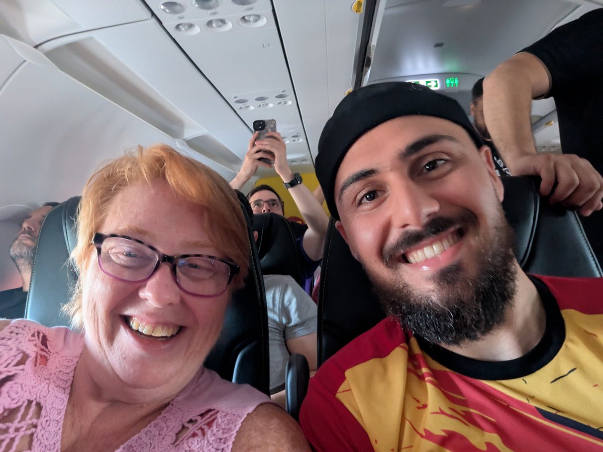 Let's hope Tunisia makes it to Nashville in time! We were stuck on a plan together.