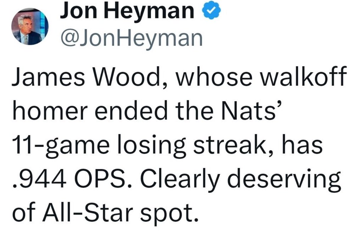 𝙅𝘼𝙈𝙀𝙎 𝙒𝙊𝙊𝘿 deserves to be 
an All-Star ⭐️⭐️⭐️

𝗩𝗢𝗧𝗘👉 mlb.com/all-star/ballot