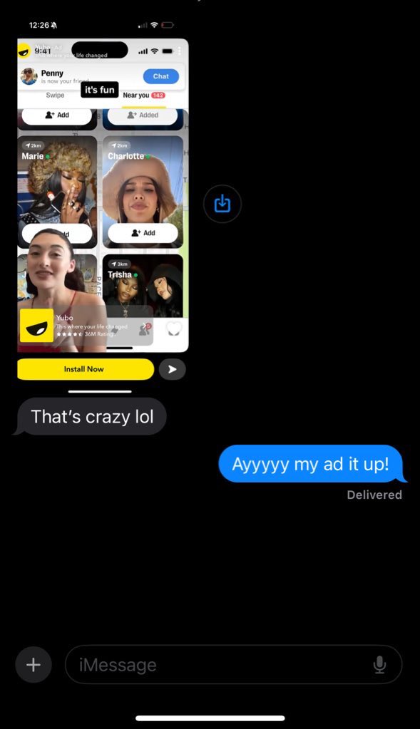 performerSierra's tweet image. Brands are you looking for a content creator that can make you go viral?look no further I did an ad with yubo and they are going absolutely viral. Dm me today or email sierrabowden.business@gmail.com to book.(retainers or multi video deals only) #UGC #ugccreator #ugcexample