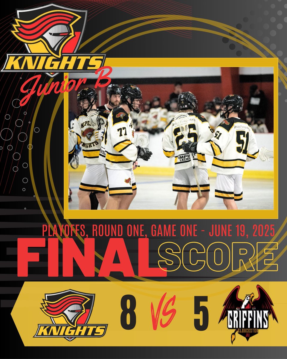 A step in the right direction as we win game one 8-5 over Gloucester.