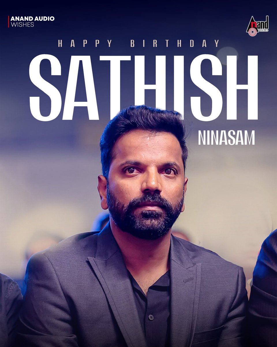 aanandaaudio (@aanandaaudio) on Twitter photo Wishing the talented hero <a href="/SathishNinasam/">Sathish Ninasam</a> a very happiest birthday 🫶💐
<a href="/aanandaaudio/">aanandaaudio</a> #AnandAudio Wishing the talented hero <a href="/SathishNinasam/">Sathish Ninasam</a> a very happiest birthday 🫶💐
<a href="/aanandaaudio/">aanandaaudio</a> #AnandAudio