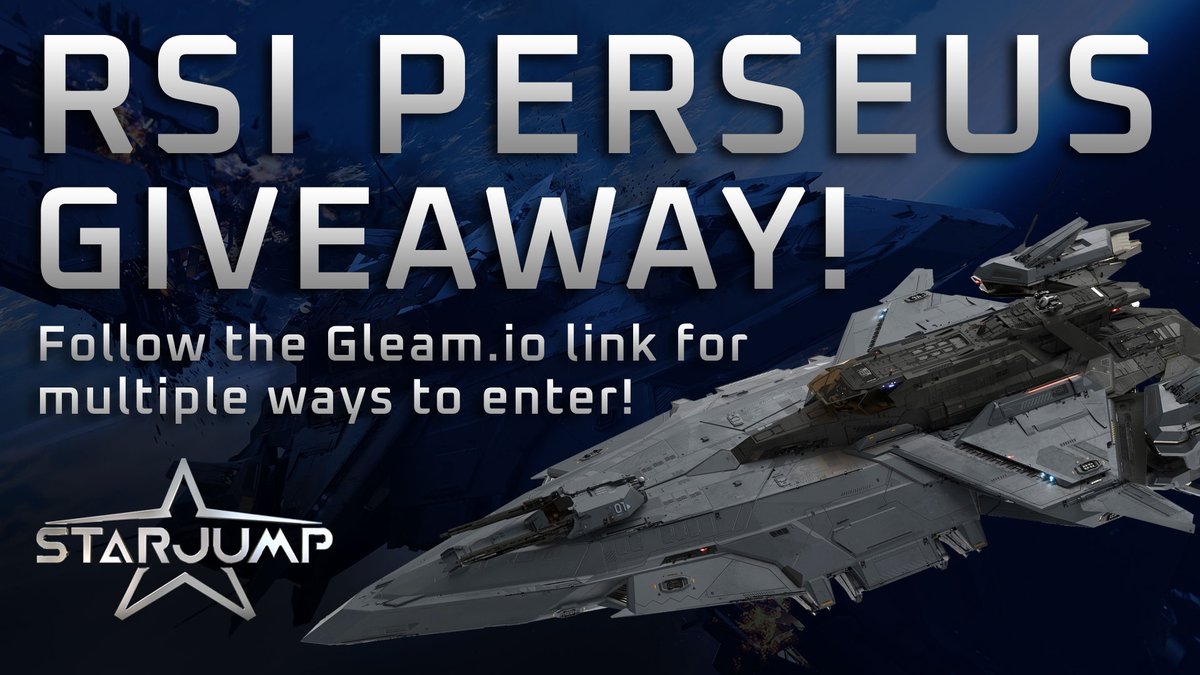 Want a chance to win an RSI PERSEUS?! Head on over to my giveaway page for multiple ways to enter!  gleam.io/VhRM9/starjump…