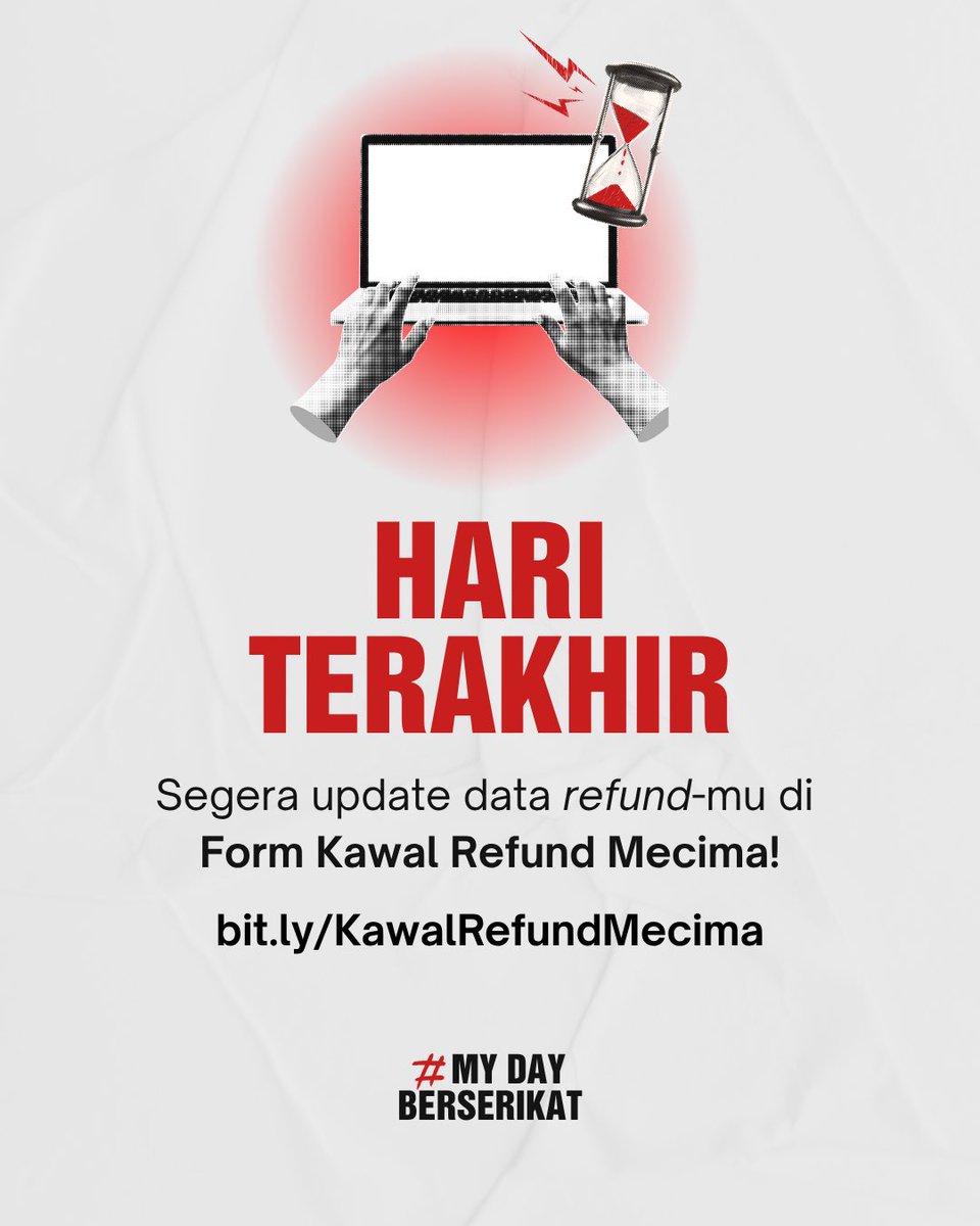 MY DAY BERSERIKAT ❗️ #MecimaTuntaskanRefund tweet media