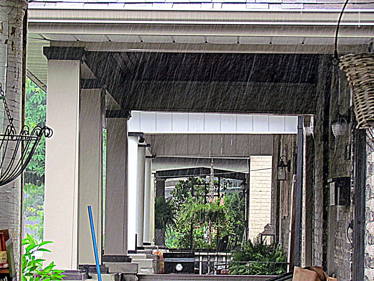 I had a beautiful porch afternoon yesterday reading, drinking my #porchcoffee and watching the thunderstorm and huge rain we had! It was glorious.