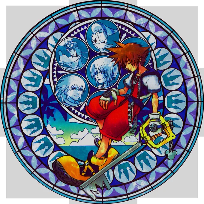 it's based off the Dive to the Heart from Kingdom Hearts!! especially the one that belongs to a super important character which is a spoiler so I'll attach Sora's one here instead always loved this interpretation of a character's heart (i believe)!!