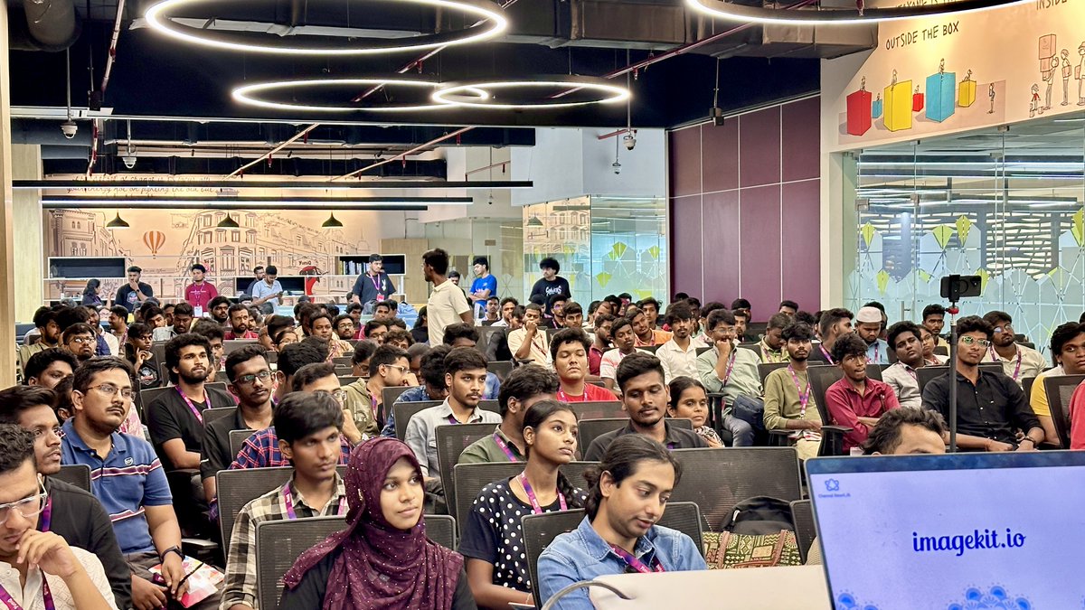 chennaireact's tweet image. 170+ devs, 3 stellar speakers, 1 epic evening! Chennai React #12 was all about learning, sharing & community.
It was a huge success thanks to our organisers, speakers, our sponsors and all the attendees
Call for speakers - tinyurl.com/chnreact
Letโs keep growing! ๐