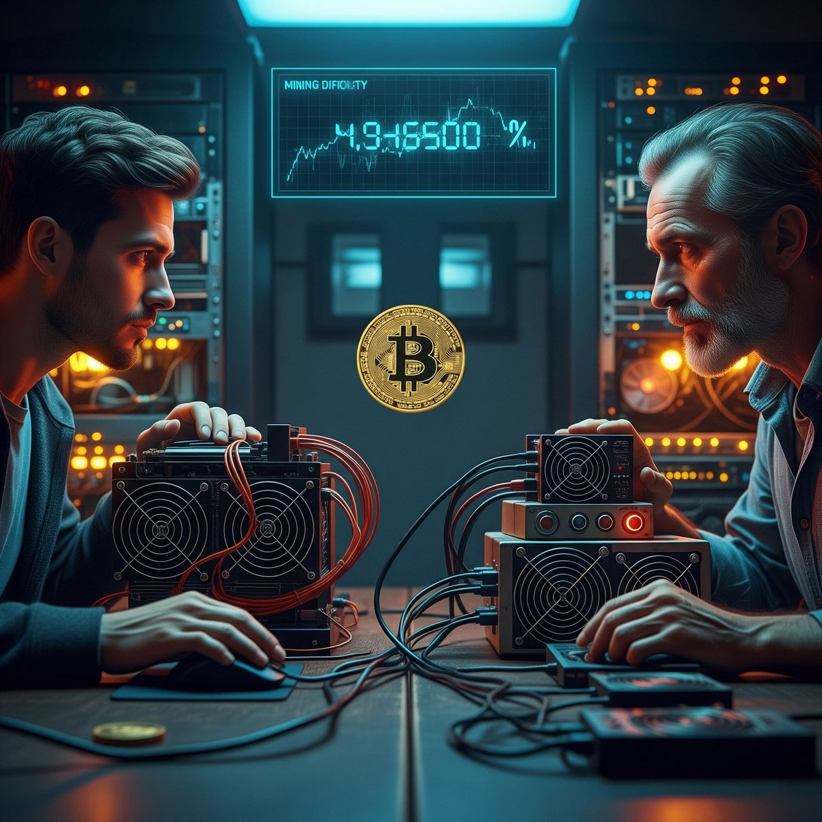 hazem_riad's tweet photo. Mining Difficulty Skyrockets: Bitcoin mining just got tougher, reflecting a healthy, growing network and fierce competition. #BitcoinMining #NetworkStats https://t.co/CRa0MkhPzl